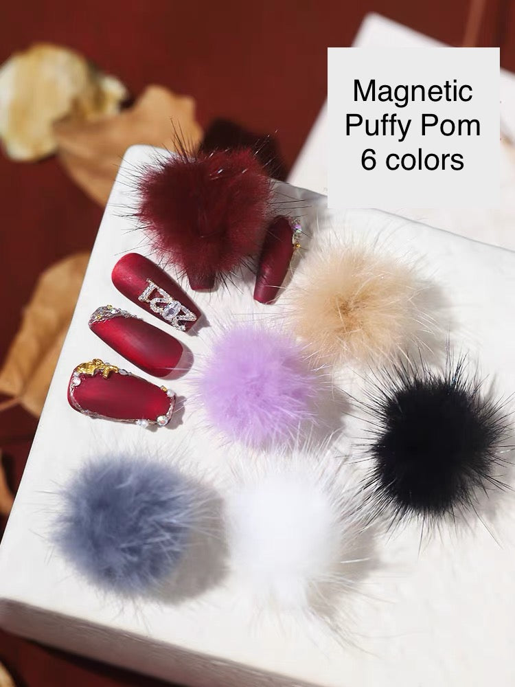 Luxury Pom Poms  Magnetic Snap – This is Knit