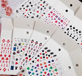Poker Nail Sticker