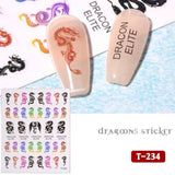Dragon Nail Sticker