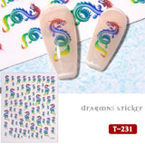 Dragon Nail Sticker