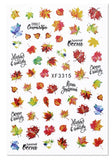 Fall Leaves Nail Sticker