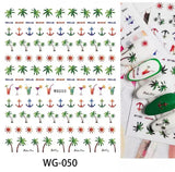 Palm Tree Nail Stickers