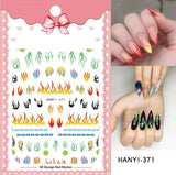 Flame Nail Stickers