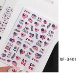 Flag Nail Sticker
