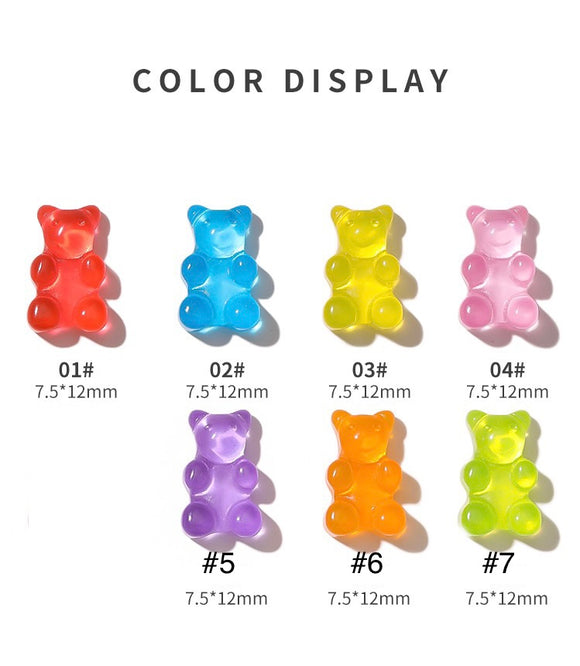 Small Gummy Bears Nail Art Decoration – NYC Nail & Beauty Wholesale Inc.