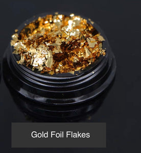 Gold and Silver Foil Flakes
