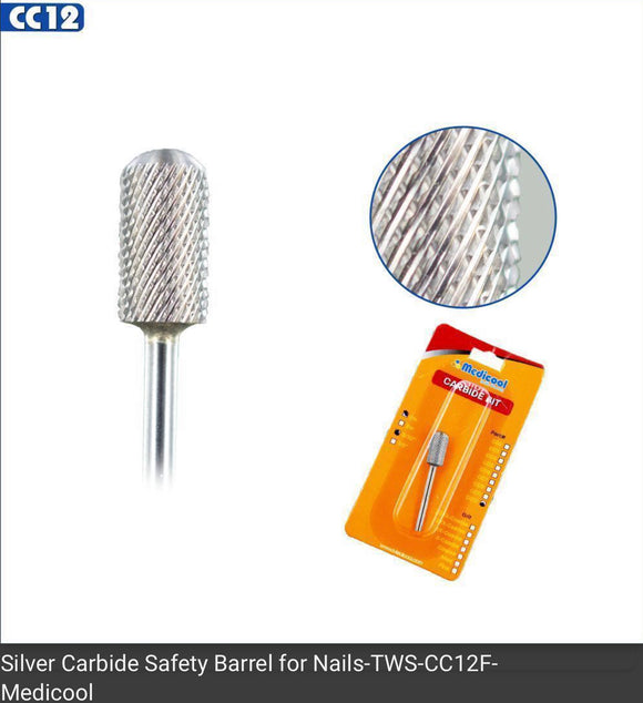 Medicool Silver Carbide Safety Bit